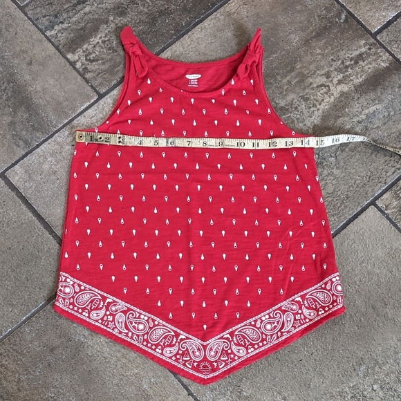 Old Navy Tank Top Girls Size L/G(10/12) Red - Picture 5 of 7